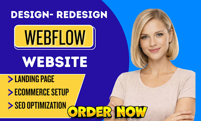 design or develop webflow website, figma to webflow, webflow landing page