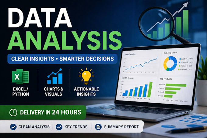 analyze data, create charts, and provide actionable insights