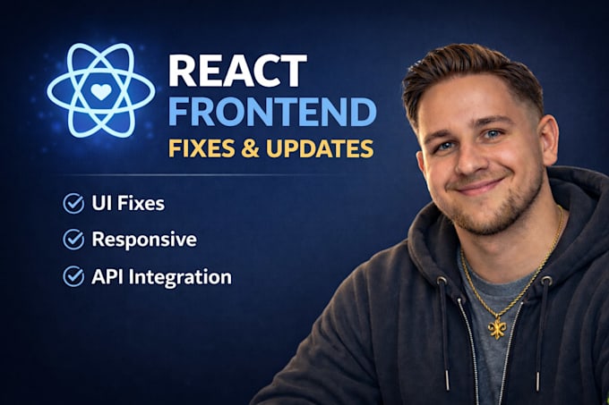 build or fix your react frontend