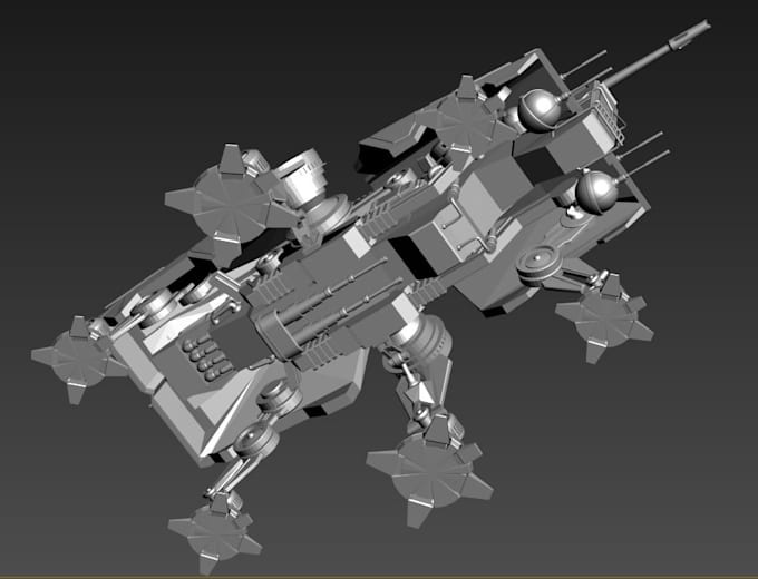 model, texture, and render detailed 3d hard surface game assets
