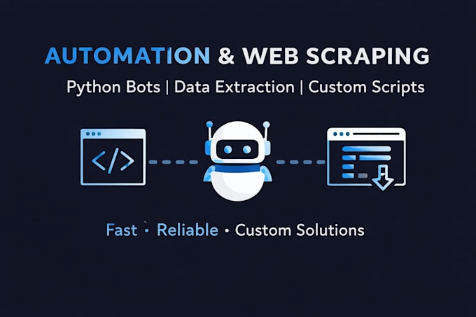 build web scraping scripts, automation bots and data extraction tools