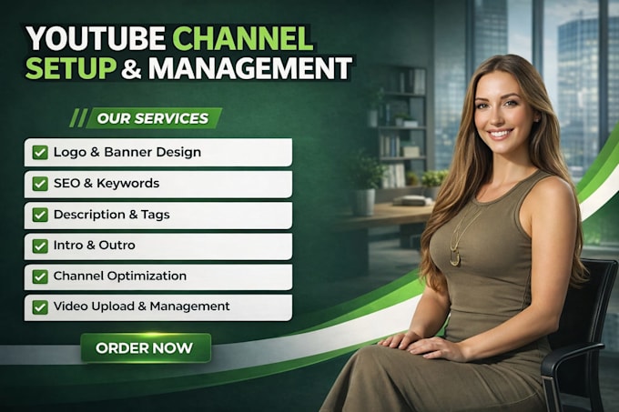 create and setup youtube channel