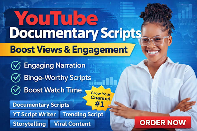 write youtube documentary scripts that boost views and engagement