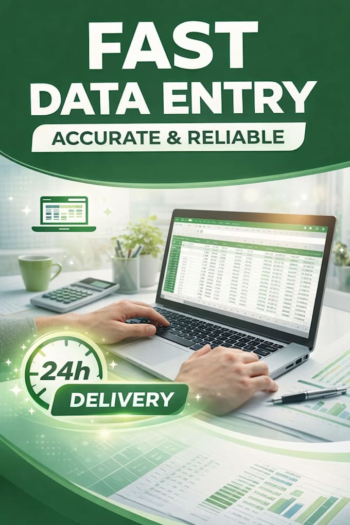 do PDF to excel converstion and manual typing work