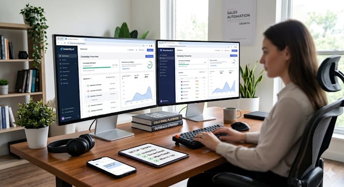 setup instantly ai and smartlead for cold email