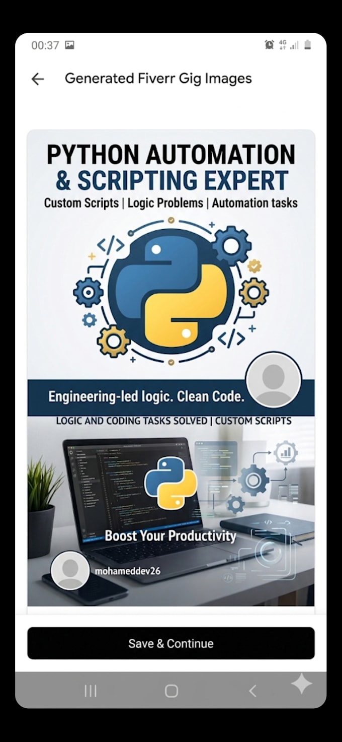 develop custom python scripts for automation and logic tasks
