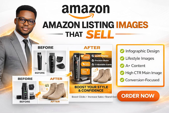design amazon listing images amazon products images infographics that converts