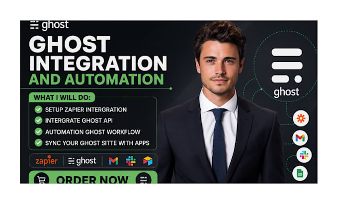 setup ghost zapier ghost integration ghost API ghost webhook automation