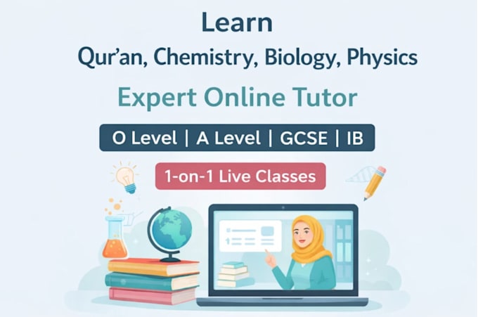 teach quran chemistry biology and physics