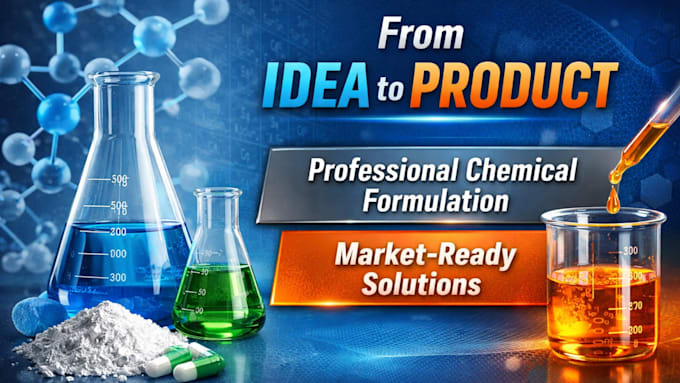 develop new products with my expert knowledge in chemistry