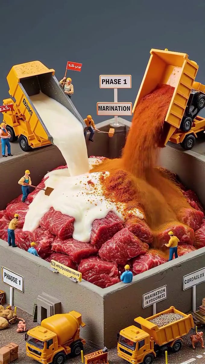 create stunning ai food miniature, tiny chef, and creative food scenes