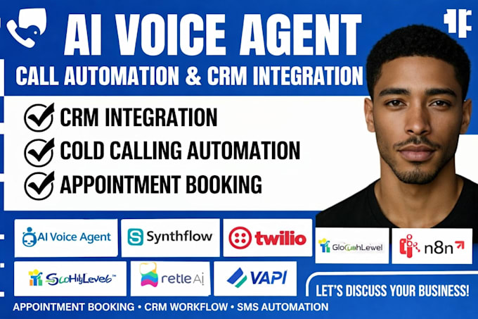 setup ai voice agent receptionist synthflow vapi twilio n8n appointment booking