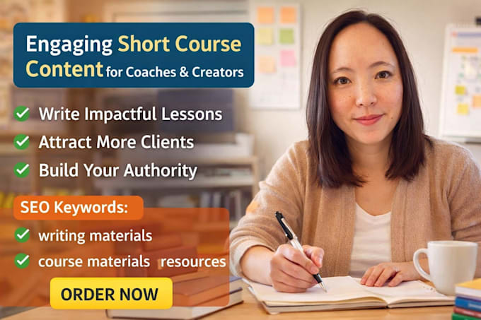 write engaging short course content for coaches and creators