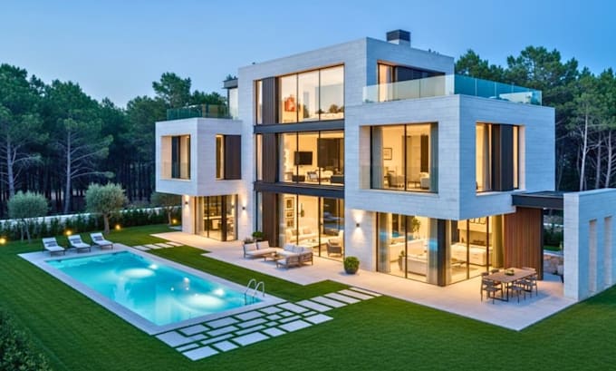 create realistic 3d architectural models and renderings