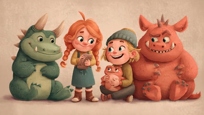 draw cartoon, comic illustrations and mascot characters