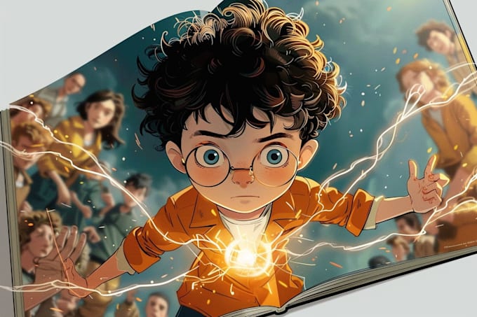 do children comic book design