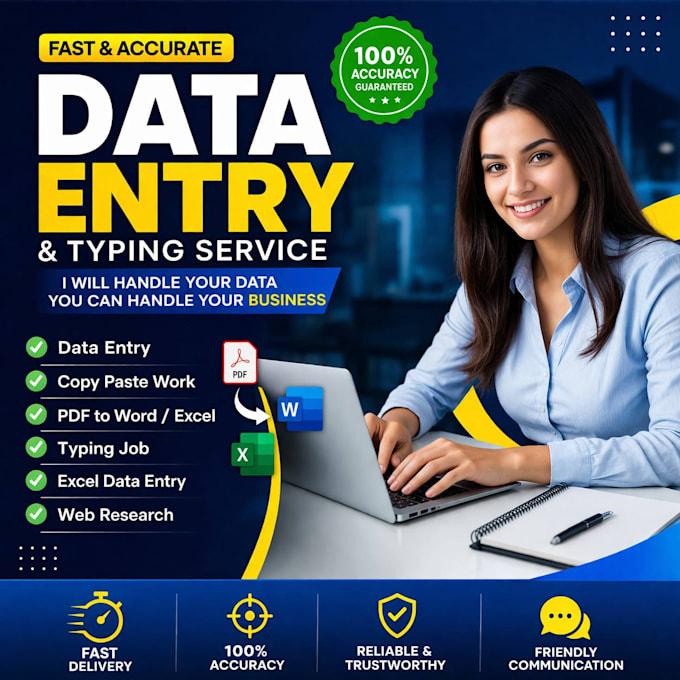 do copy paste, typing and data entry work