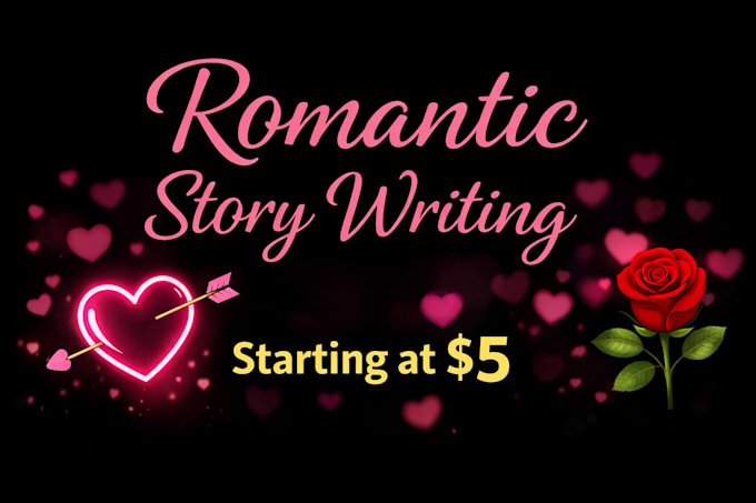 write romantic love story for you