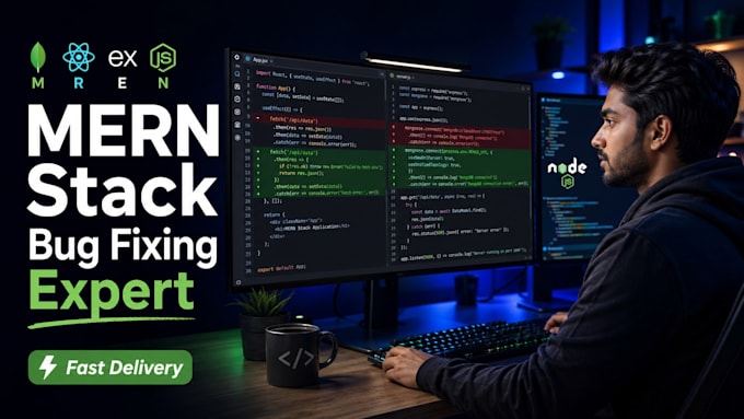 fix bugs, errors, and issues in your mern stack web application fast