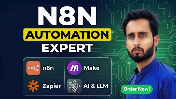 build n8n automation, API integration, ai chatbot and zapier migration