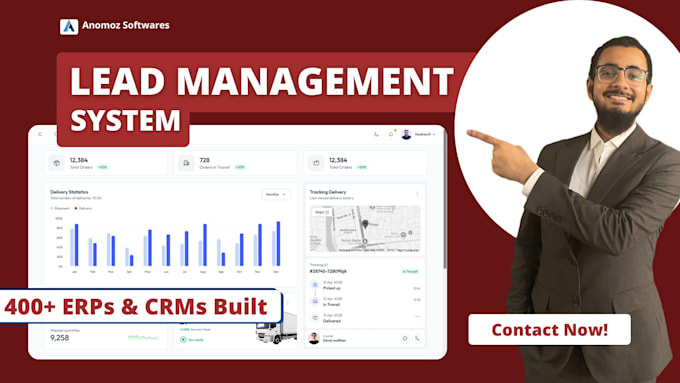 develop a lead management CRM erp for your business