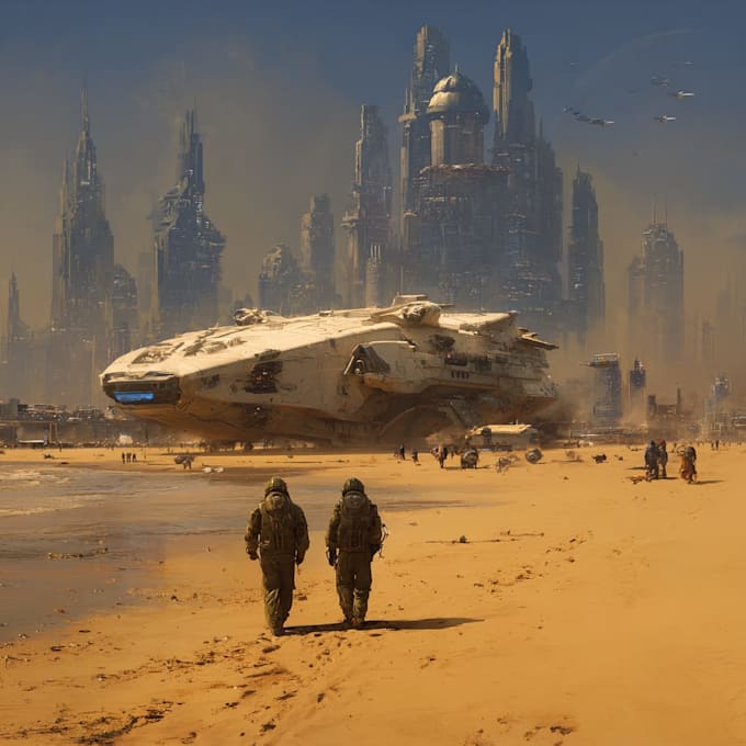 sci fi illustration and sci fi art