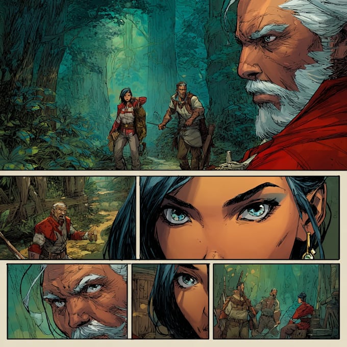 do comic book page illustration comic artist graphic novel