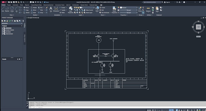 design electrical drawings in autocad