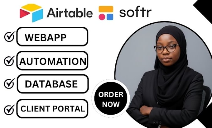 build your airtable and softr web app, crm or client portal