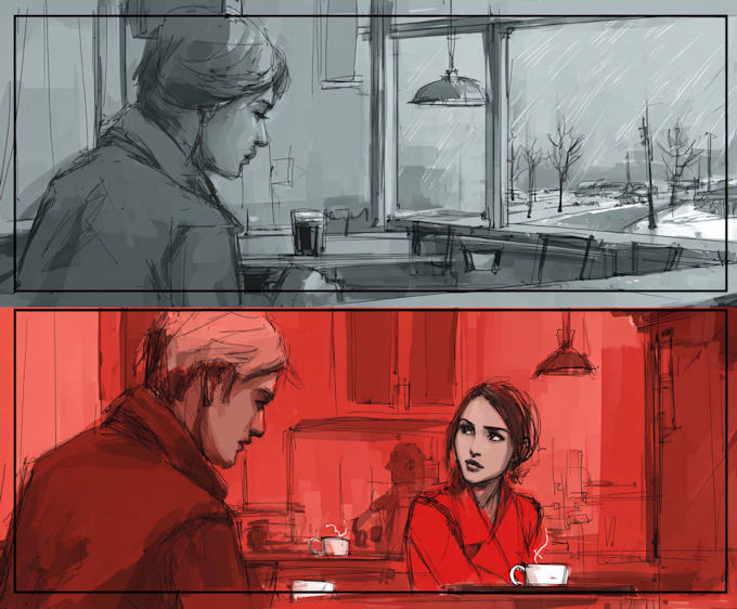 draw storyboard without shot list