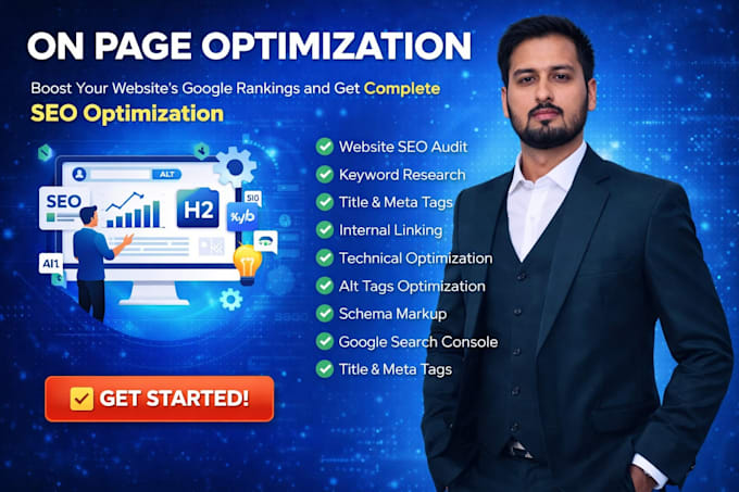 do onpage SEO optimization for wordpress wix shopify squarespace webflow website