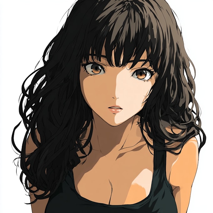 draw anime sketch colored