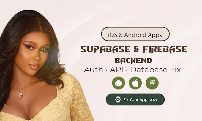 develop your supabase backend, database, and auth integration firebase