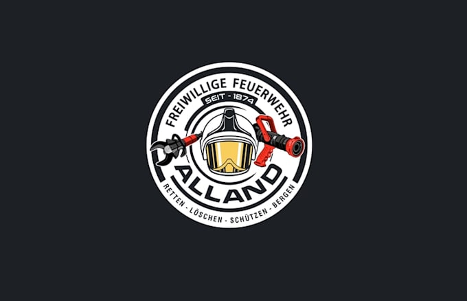 design fire fighting department logo