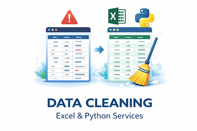 Limpe, formate e organize seus dados usando excel ou python