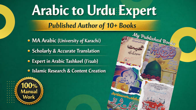 be your professional islamic content writer and book author