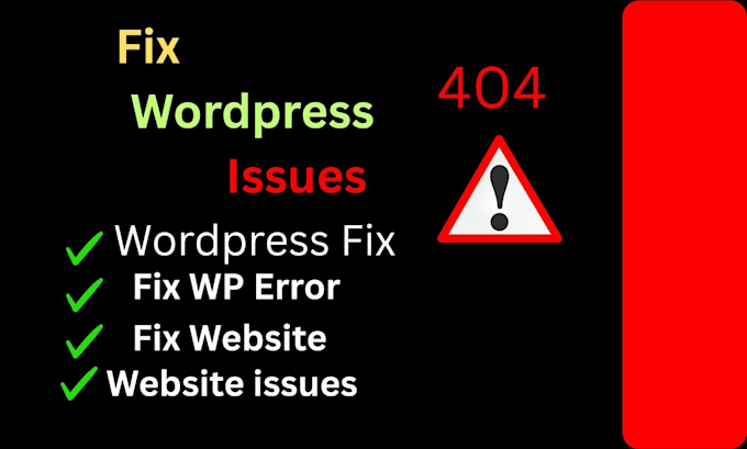 do fix wordpress issues and fix wp errors