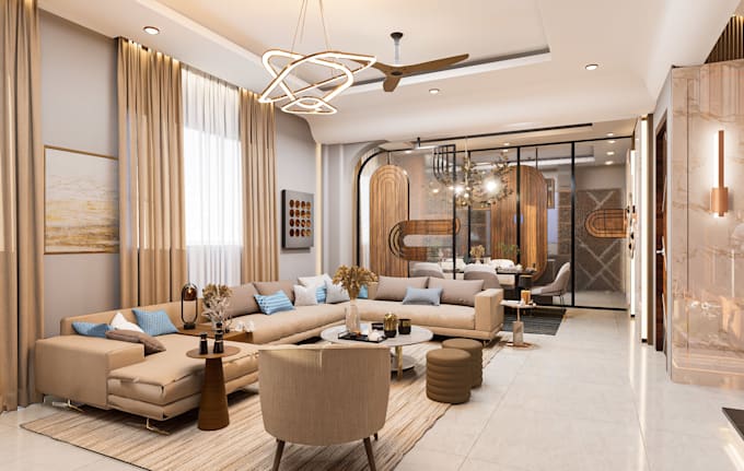 do interior, exterior design, 3d modeling, and realistic rendering