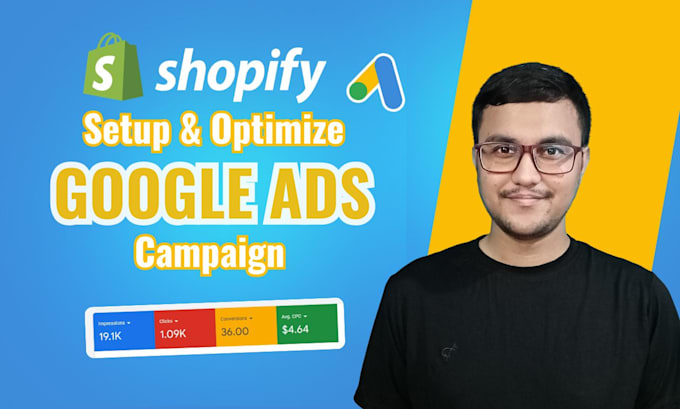 manage and optimize shopify google ads adwords pmax PPC shopping campaign