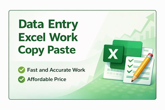 Do data entry copy paste and excel data typing work by Ranak_basak | Fiverr