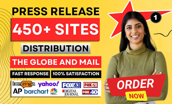 do press release distribution, press release writing and publish press release
