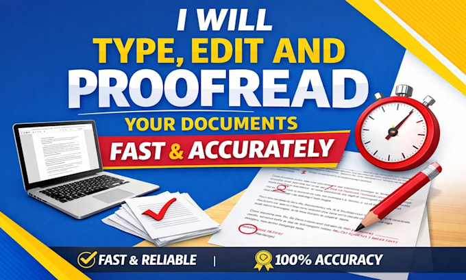 type and read and proofread four emails accurately