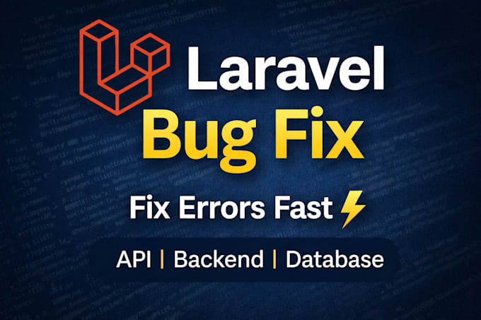 fix laravel bugs, errors, issues, and optimize performance fast