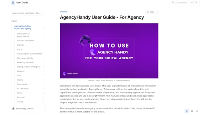 write saas user guide and technical documentation