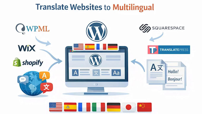 translate wordpress website to multilingual using wpml polylang translatepress