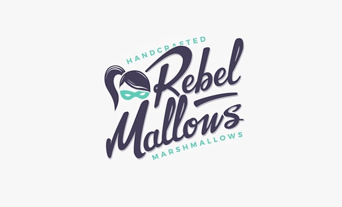 make rebel mallows logo for handcrafted marshmallows