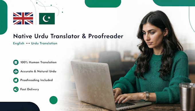 be your native urdu translator and proofreader
