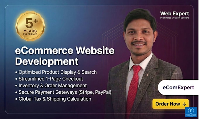 build a professional e commerce website