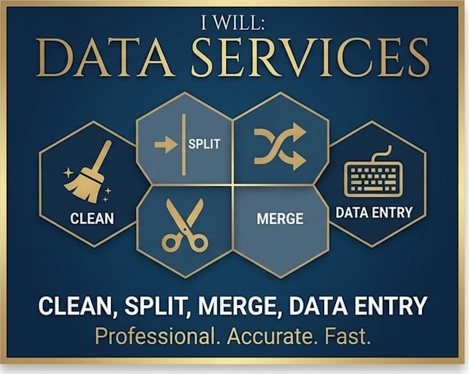fix, clean, structure your excel or CSV data professionally