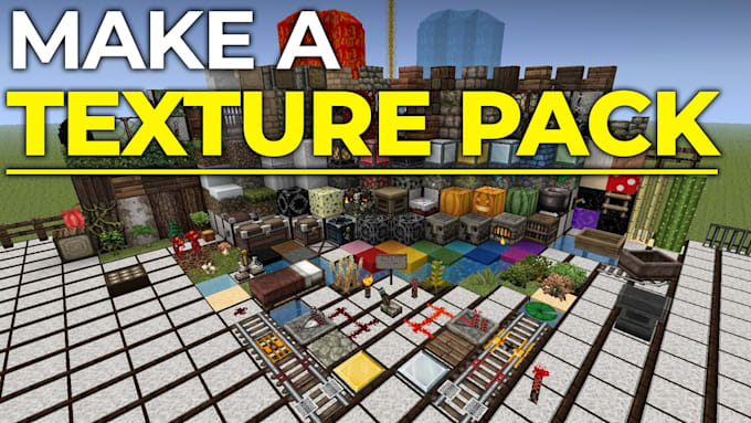create a custom minecraft resource pack with unique textures